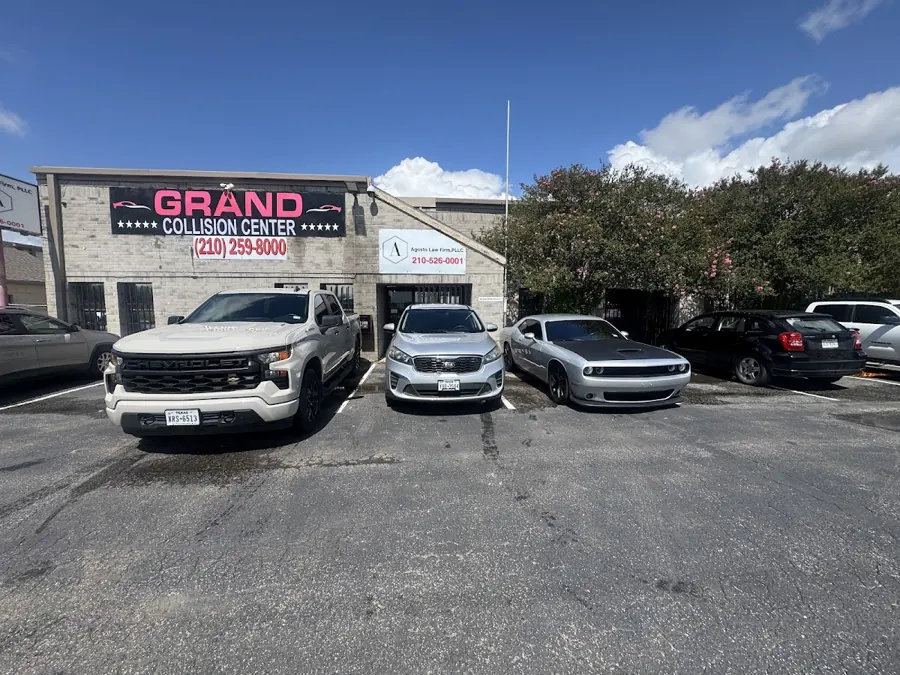 Grand Collision Center NE storefront on NE Interstate 410 Loop